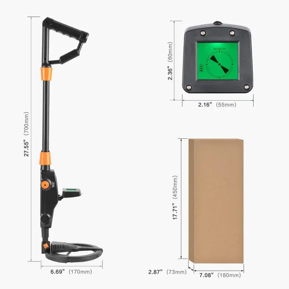 2022 vendite calde palmare per rilevatore di metalli del tesoro kidsMetal detector MD-1008A Metal Detector sotterraneo per giocattoli per bambini