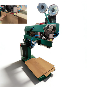 Machine d'emballage pour boîtes ondulées à bordure cousue, avec système de clouage décalé long-court personnalisé - Product Image 3