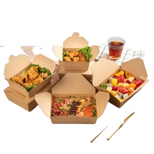 Disposable Fried Chicken Customized Fried Chicken Box French Fries Box packaging boxes custom logo cajas para pollo frito
