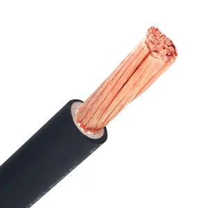 VDE kabel las PVC konduktor tembaga, kabel las 16 25 35 50 70 95mm2, 1/0 2/0 4/0 AWG H01N2-D fleksibel selubung karet