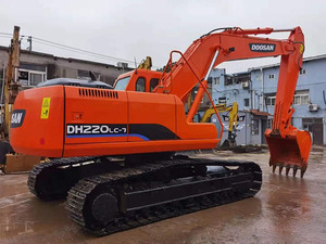 Excavatrice sur chenilles hydraulique d'occasion Doosan Dh220lc-7, excavatrice Hyundai 220 en vente mondiale - Product Image 5