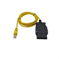 Cable de Extensión OBD de 16 Pines para Diagnóstico de Vehículos, Programación Oculta, Compatible con ENET, Adaptador OBD2 de Cabeza Cuadrada