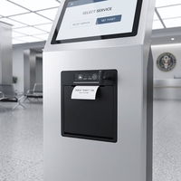 Cashino EP-261C 58mm Einbau-Thermodrucker mit RS232/USB/TTL, Automatischem Abschneider und Papier-Ende-Sensor