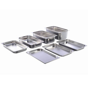 Bandeja de gastrónomo de acero inoxidable NSF - Product Image 1