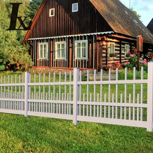 Widely Used White Picket Fence Pvc Villa Picket Fence