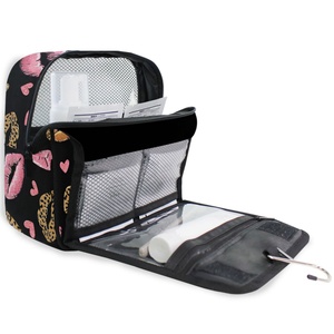 New Arrival Waterproof Foldable <b>Makeup</b> Toiletry Bag for Men Travel Shaving Dopp Kit Large Cosmetic Bags <b>Cases</b> Bathroom Organizer - Product Image 6