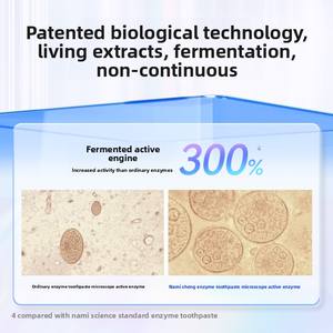 Dentifrice Blanchissant Herbal Namei Science Enzyme 300% Antioxydant SOD Actif Haleine Fraîche 12H Parfum Fleur de Cerisier/Bris d'Air Usage Domestique - Product Image 4