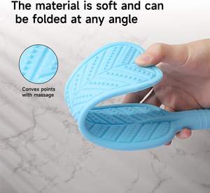 ไม้ตีสำหรับผู้ใหญ่ของเล่นทางเพศสำหรับผู้ใหญ่แผ่นยางรูปใบปาล์มมีพื้นผิวของเล่นยืดหยุ่นสำหรับเกมทาส SM - Product Image 2