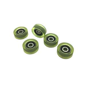 Poliüretan POM naylon PU plastik kauçuk kaplı kaplı rulman kasnakları 608ZZ 60 - Product Image 3