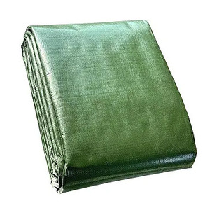Ruigu Huizhong Military Green Silver Tarpaulin <b>Waterproof</b> Sunshade Outdoor Cover 4x6m - Product Image 1