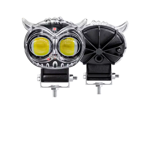 Faro Delantero para Motocicleta MACAR con Diseño de Búho, LED de Doble Color, 12W, Luz Antiniebla Auxiliar, Luces de Advertencia Intermitentes, 8-80V, 1 Año de Garantía - Product Image 1