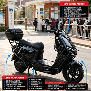 MTBGO Venta Directa de Fábrica, Precio Económico, Bicicleta Eléctrica de 72V, Estilo Clásico, Motocicleta Eléctrica con Pedales y Amortiguador Trasero - Product Image 5