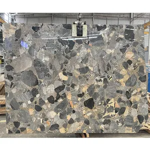 Krallar-kanat Ceppo gri mermer özel doğal duvar paneli taş toptan fiyat restoran masa banyo lavabo mermer