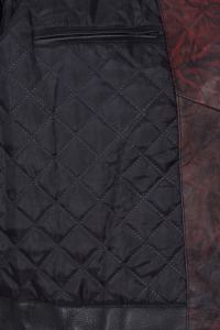 Chaqueta con Capucha para Hombre, Personalizada, 100% Cuero Nappa Rojo Genuino, Estilo con Capucha, Herrajes YKK, Marca Privada OEM/ODM - Product Image 6