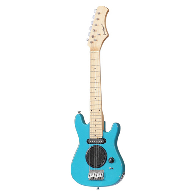 Custom Logo Cool Shaped Fashion Style Hand Made Electric Guitar For Kid