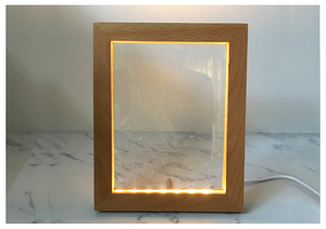 Cadre <span class=keywords><strong>Photo</strong></span> en bois <span class=keywords><strong>3D</strong></span> LED <span class=keywords><strong>Photo</strong></span> et texte lampe de Table personnalisée USB cadre <span class=keywords><strong>Photo</strong></span> veilleuse cadeau personnalisé - Product Image 5