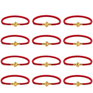 Pulsera de Cuerda Roja de la Suerte para Parejas, Diseño Simple y Personalizado, Trenzada a Mano, Diseño Original de <span class=keywords><strong>Sagitario</strong></span>, Joyería de Cuerda Roja de la Suerte - Product Image 3
