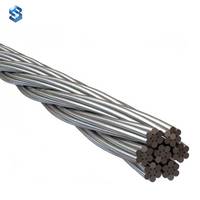 Câble métallique d'acier inoxydable de tension élevée des prix bon marché SS304 7*7 câble d'acier inoxydable de 0.65mm
