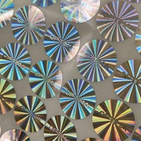 Autocollant de sécurité holographique 3D personnalisé avec impression originale, autocollant de garantie avec numéro de série