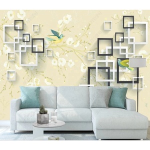 <span class=keywords><strong>Papel</strong></span> tapiz <span class=keywords><strong>pintado</strong></span> a mano personalizable, con <span class=keywords><strong>flores</strong></span> <span class=keywords><strong>y</strong></span> pájaros HD 3D, tridimensional, para dormitorio, sala de estar <span class=keywords><strong>y</strong></span> TV - Product Image 4