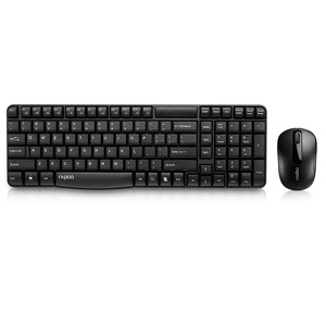 Ensemble <span class=keywords><strong>clavier</strong></span> et souris sans fil <span class=keywords><strong>Rapoo</strong></span> X1800S 2.4G sans fil intelligent économie d'énergie <span class=keywords><strong>clavier</strong></span> et souris pour ordinateur de bureau - Product Image 2