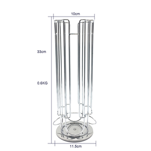 <span class=keywords><strong>al</strong></span> por mayor nuevo Metal café titular cromado soporte de cápsulas de café Rack de almacenamiento <span class=keywords><strong>Dolce</strong></span> <span class=keywords><strong>Gusto</strong></span> cápsula - Product Image 4