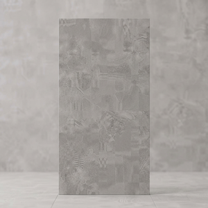 Settle Light Grey 600x1200mm Soft Matt Carving Porcelain Wall Floor Tiles European Stone Look 8.5mm - Product Image 1