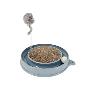 Juguete Rascador para Gatos Moderno y de Lujo, Bola Giratoria Interactiva, Diseño Corrugado Ecológico, Rascador Sostenible para Gatos, 36x36x5cm - Product Image 3