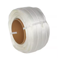 Usine 9mm bande thermofusible matériau PET collé résistant à l'eau personnalisable largeur épaisseur manuel emballage sangle Standard