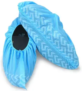 Cubierta desechable impermeable para zapatos, cubiertas antideslizantes para botas, talla única