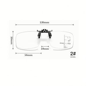Gafas de Lectura Progresivas Multifocales con Bloqueo de Luz Azul para Hombre y Mujer, Gafas de Lectura con Clip Portátiles - Product Image 5
