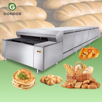 Four à micro-ondes industriel continu à tunnel de 8 m pour la cuisson des gâteaux et des crêpes