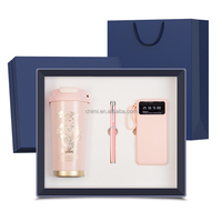 Nouveauté 2025 Coffret Cadeau de Luxe Personnalisable pour Enseignante, Fête des Mères, Anniversaire d'Entreprise : Mug + Stylo + Batterie Externe