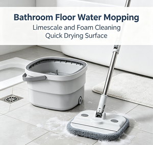 360 Rotating Microfiber <b>Mop</b> Set Self Wringer Square Floor Cleaning <b>Mop</b> <b>and</b> <b>Bucket</b> for Home Office - Product Image 2