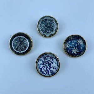 Người Đàn Ông Của Fancy Brass May Nút Kim Loại Hợp Kim Ngọc Trai Kẽm Nút Với Embellishments Cho Áo Sơ Mi Phù Hợp Với Giày Đá Nút Thủy Tinh - Product Image 5