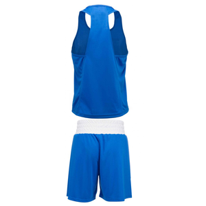 Uniforme de boxeo personalizado de poliéster, conjunto de Chaleco Corto, pantalones cortos de poliéster de alta calidad, wushu sanda - Product Image 2