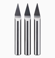 Carbure monobloc 3.175mm 0.1 Bits de CNC à fond plat Gravure Mots Routeur Bits Cnc pour Bois Acrylique