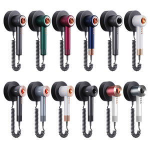 Hotel Hair Dryer Wall Mounted for Bathroom Restroom Hand Held Ionic Blow Dryer with Round Box Hide Socket BLDC Motor Fast Drying - Product Image 1