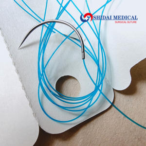 Wholesale <strong>Medical</strong> Surgical <strong>Suture</strong> Needle Nylon <strong>Thread</strong> Size 75cm Needle Shape - Product Image 6