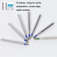 Huacera SI-R46 accessoires de perceuse dentaire pièce à main haute vitesse outils de dentisterie mèches de routeur à pointe de carbure consommables pour