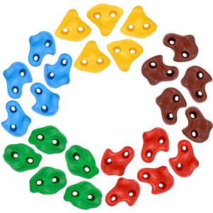 Factory Price Kids High Quality Rocks Ninja Tree Climbing Holds with 6 Ratchet Straps