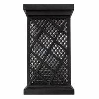 Applique murale LED extérieure cylindrique E27 en PP pour hôtel, villa, jardin et rue