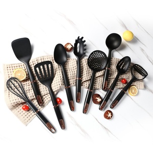 Ensemble de 9 ustensiles de cuisine, outils de cuisson, ustensiles et gadgets de cuisine en nylon avec support de rangement rotatif - Product Image 2