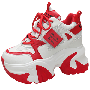 Zapatillas Casuales con Plataforma y Logo Personalizado para Mujer, Transpirables, Estilo Walking, con Cuña, para Verano y Otoño, de Goma, Dropshipping - Product Image 4