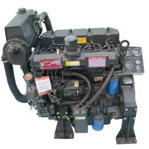 famous brand 76hp 56kw 4cylinder water cooled marine diesel engine with gearbox