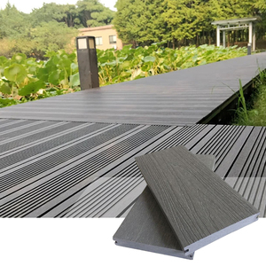 Thấp moq Trọng lượng nhẹ Hollow WPC <span class=keywords><strong>decking</strong></span> bảng bền cho bên ngoài ứng dụng với chải kỹ thuật tiết kiệm chi phí vận chuyển - Product Image 6