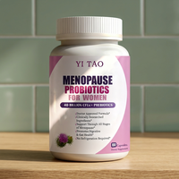 Cápsulas Probióticas de Marca Privada/OEM con pH Balanceado y 400 Mil Millones de Bacterias Vivas para Aliviar los Síntomas de la Menopausia en Mujeres, Naturales
