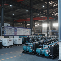 Generador diésel Cummins NPC para respaldo de energía en el hogar, 50kVA, 100kVA, silencioso, trifásico, precio de grupo electrógeno diésel