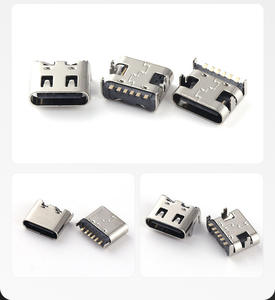 डेटा ट्रांसमिशन के लिए यूएसबी TYPE-C कनेक्टर, <span class=keywords><strong>6</strong></span>-पिन जैक पोर्ट सॉकेट (महिला) - Product Image 5