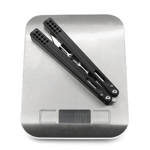 New Design 6061 Aluminum Steel Blade <strong>Trainer</strong> <strong>Butterfly</strong> Practice Tool Fingertips Dance OEM Balisong Pocket <strong>Knife</strong> - Product Image 6